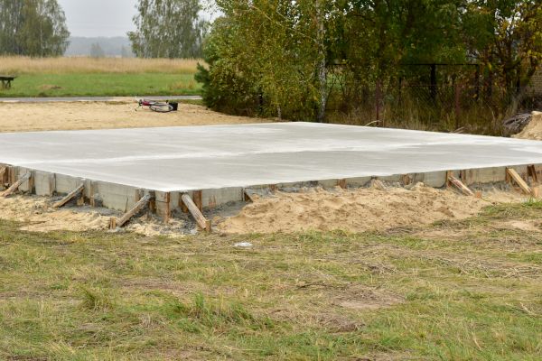 Concrete Base Installation in Santa Ana