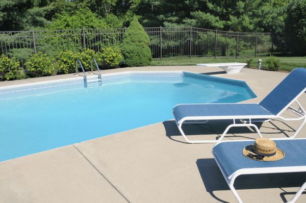 Cost of Poolside Concrete Installation in Santa Ana