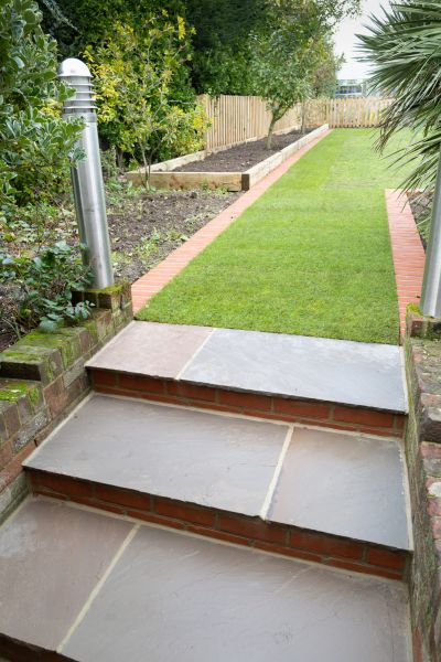 Backyard Steps Installation in Santa Ana