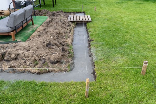 Cement Footer Installation in Santa Ana