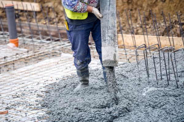 Cabin Foundation Pouring in Santa Ana