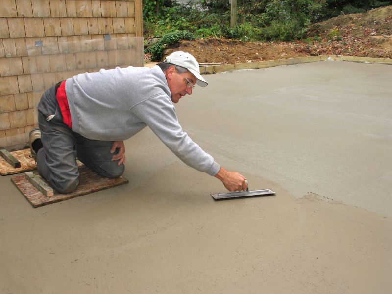 Concrete Pour in Favorable Conditions