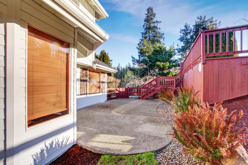 Patio with Decorative Finish