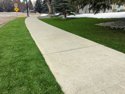 Sidewalk with Smooth Finish